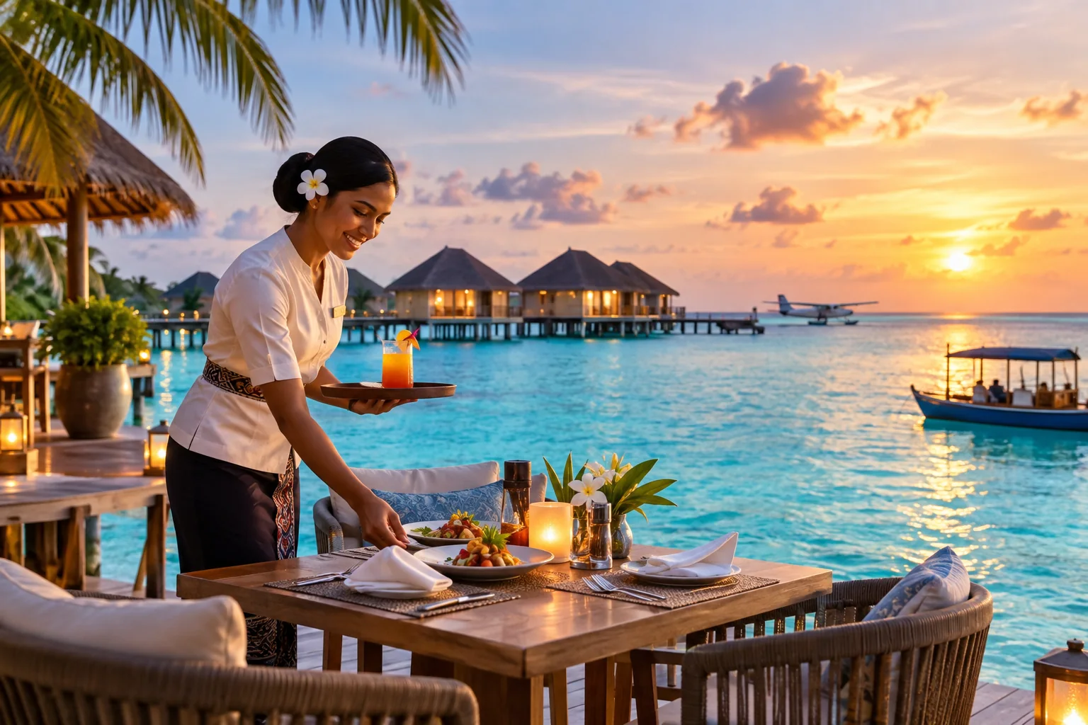 Hospitality and destination support in the Maldives