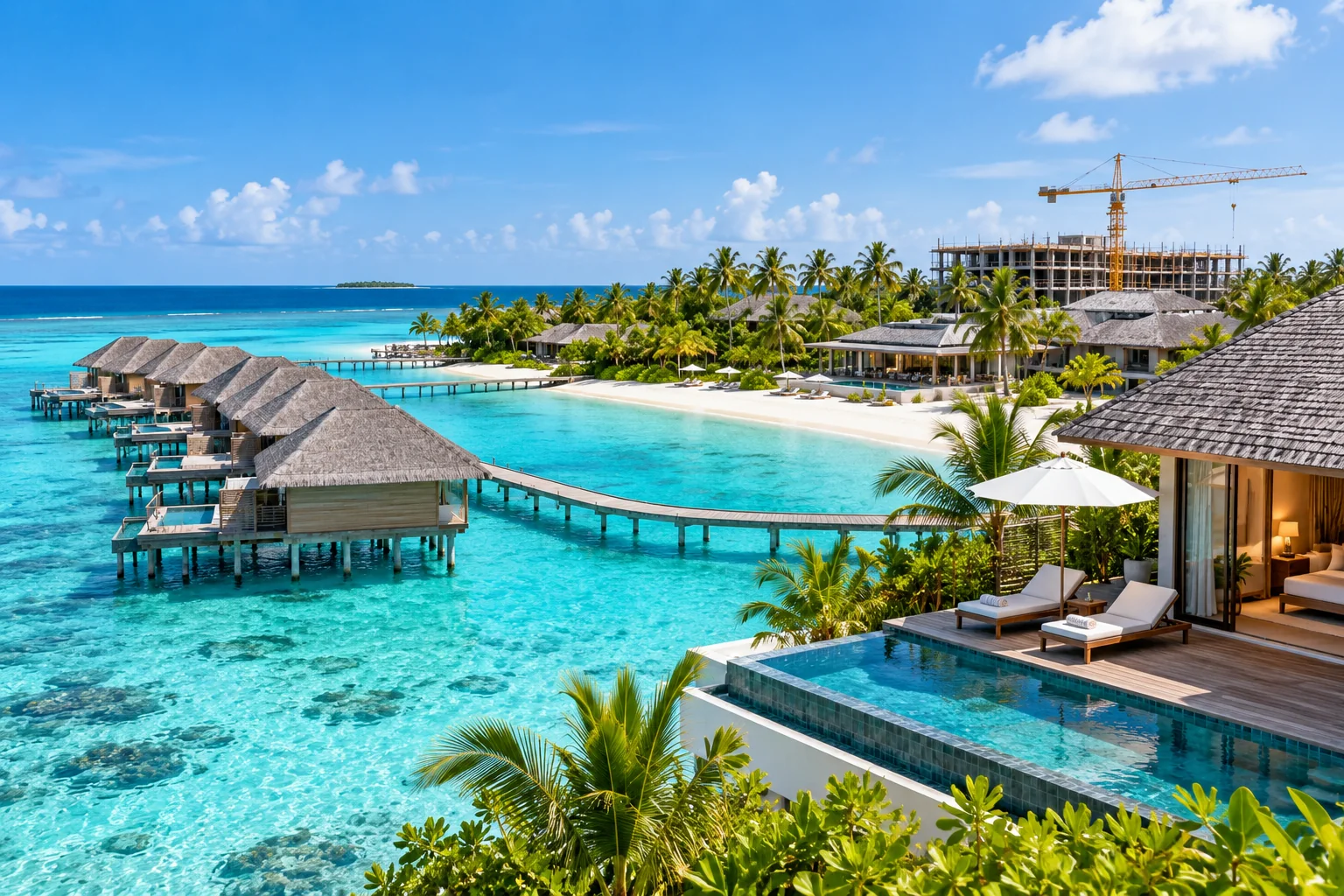 Resort development and island project support in the Maldives