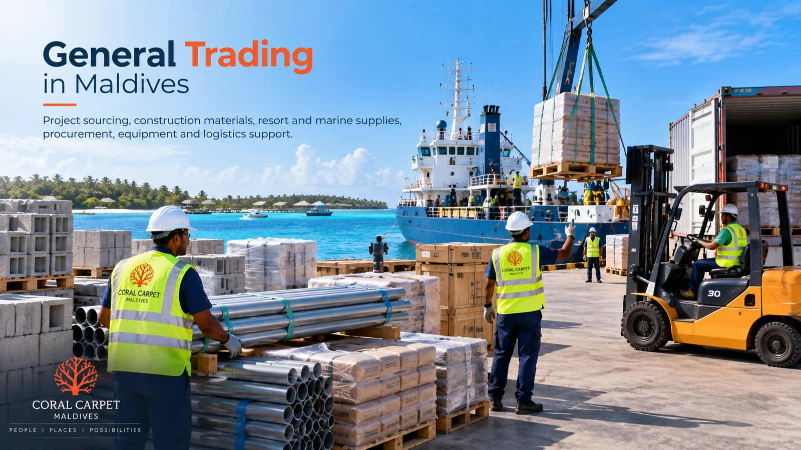 Project sourcing and general trading support in the Maldives